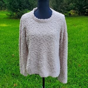 Beautiful Magic Stone (Cream) Fluffy Sweater NWT